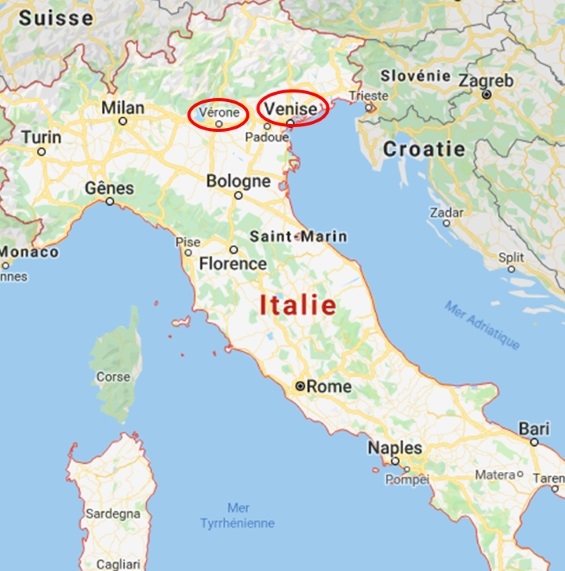 carte italie