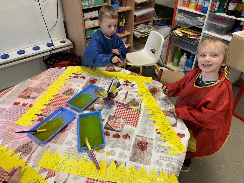 création de couronnes-école primaire Notre-Dame_Bellevaux