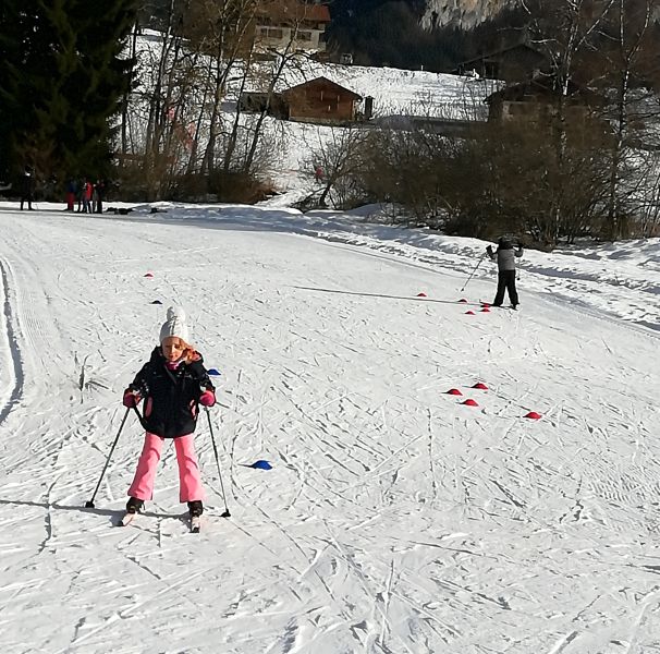 ski de fond primaire- école privée Notre Dame – Bellevaux – 2020 ski de fond aux mouilles-Vallée verte